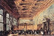 GUARDI, Francesco Audience Granted by the Doge dfh painting